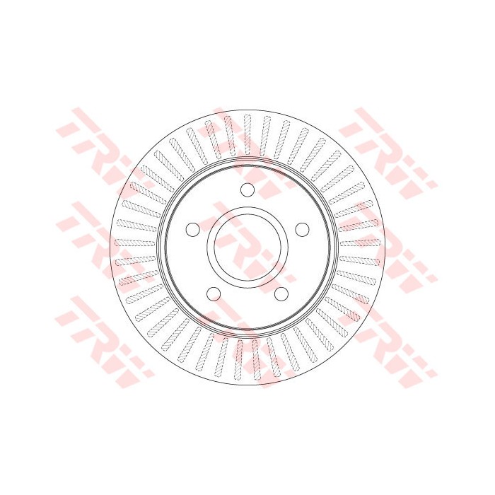 TRW Bremsscheibe DF6253S
