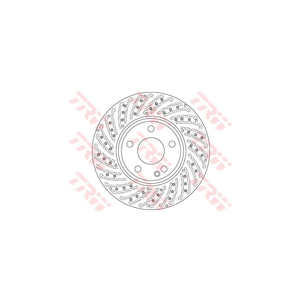 TRW Bremsscheibe DF6262S