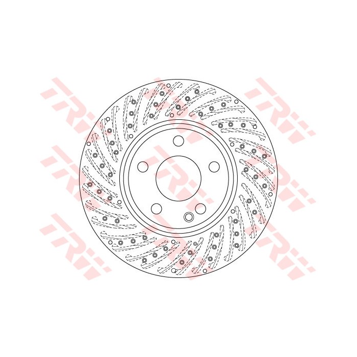 TRW Bremsscheibe DF6262S