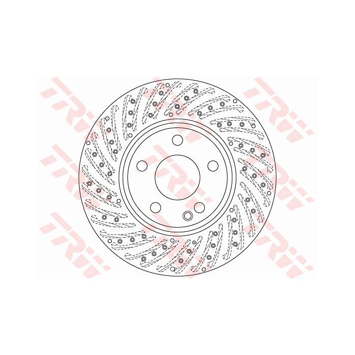 TRW Bremsscheibe DF6262S