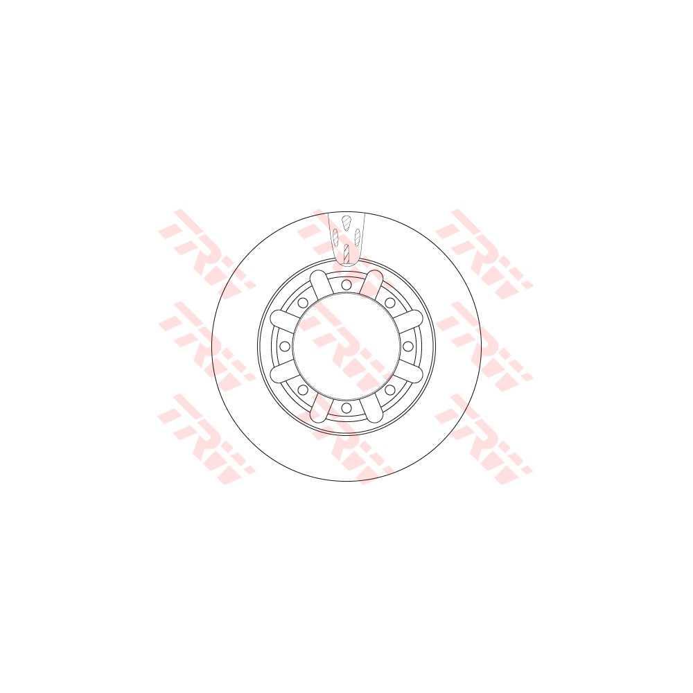 TRW Bremsscheibe DF6335S