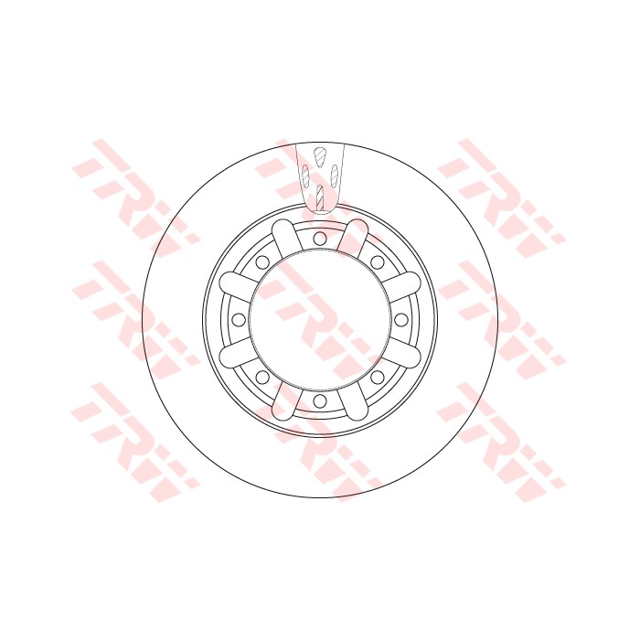 TRW Bremsscheibe DF6335S