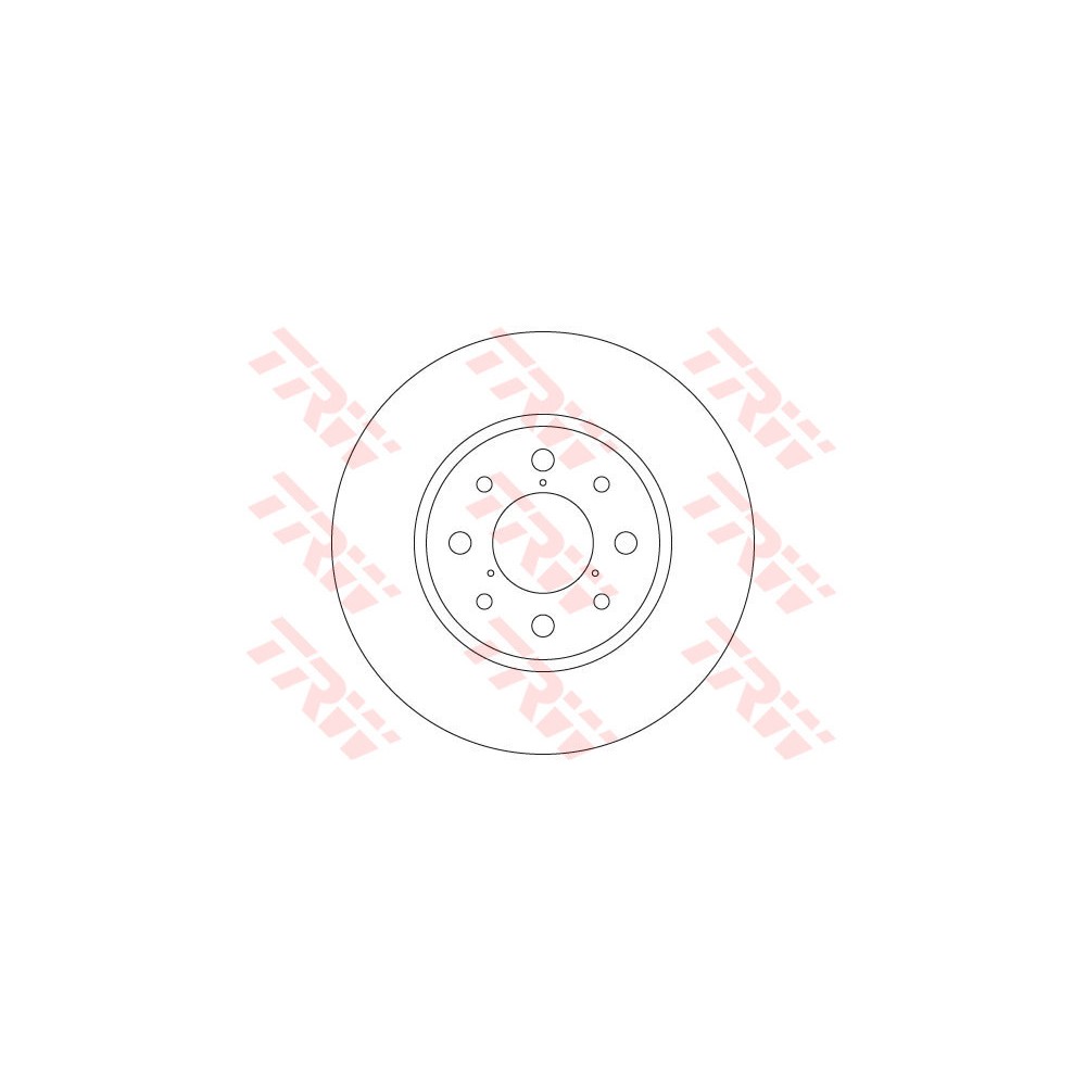 TRW Bremsscheibe DF6347