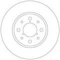 TRW Bremsscheibe DF6347
