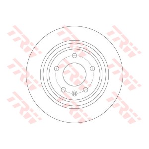 TRW Bremsscheibe DF6363
