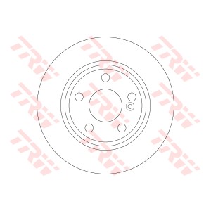 TRW Bremsscheibe DF6376