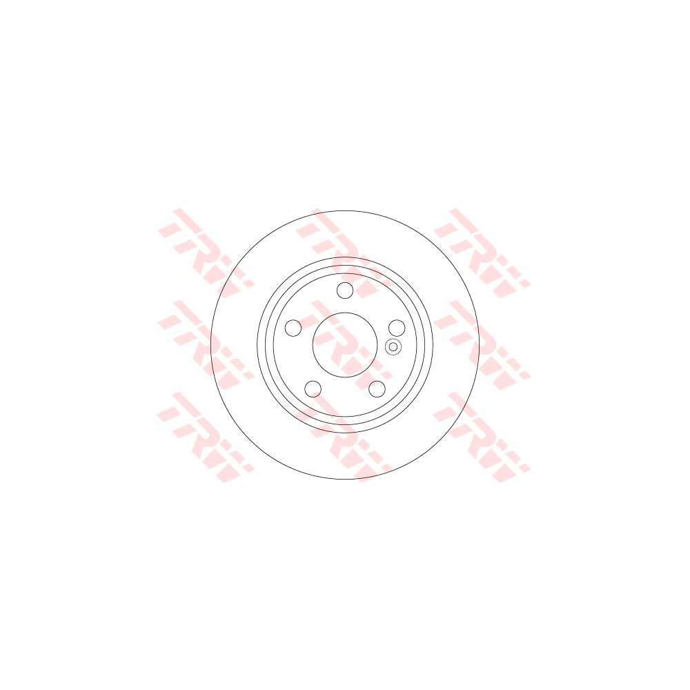 TRW Bremsscheibe DF6376