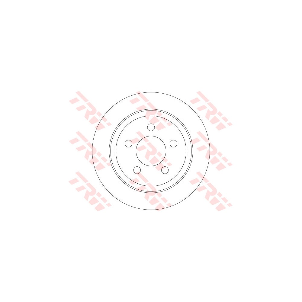 TRW Bremsscheibe DF6386