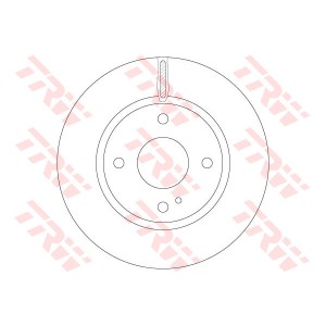 TRW Bremsscheibe DF6399