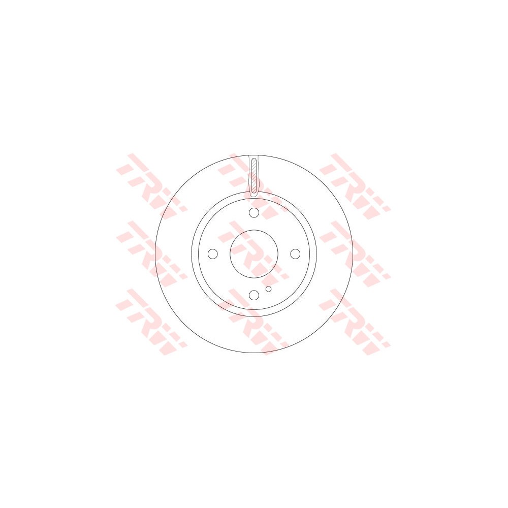 TRW Bremsscheibe DF6399