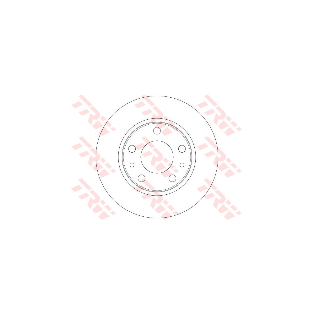 TRW Bremsscheibe DF6412