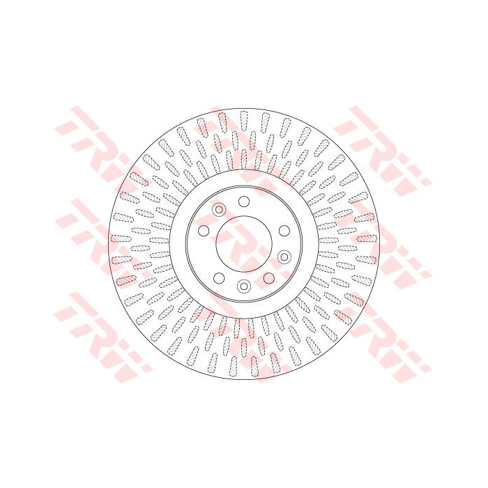 TRW Bremsscheibe DF6427S