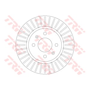 TRW Bremsscheibe DF6431