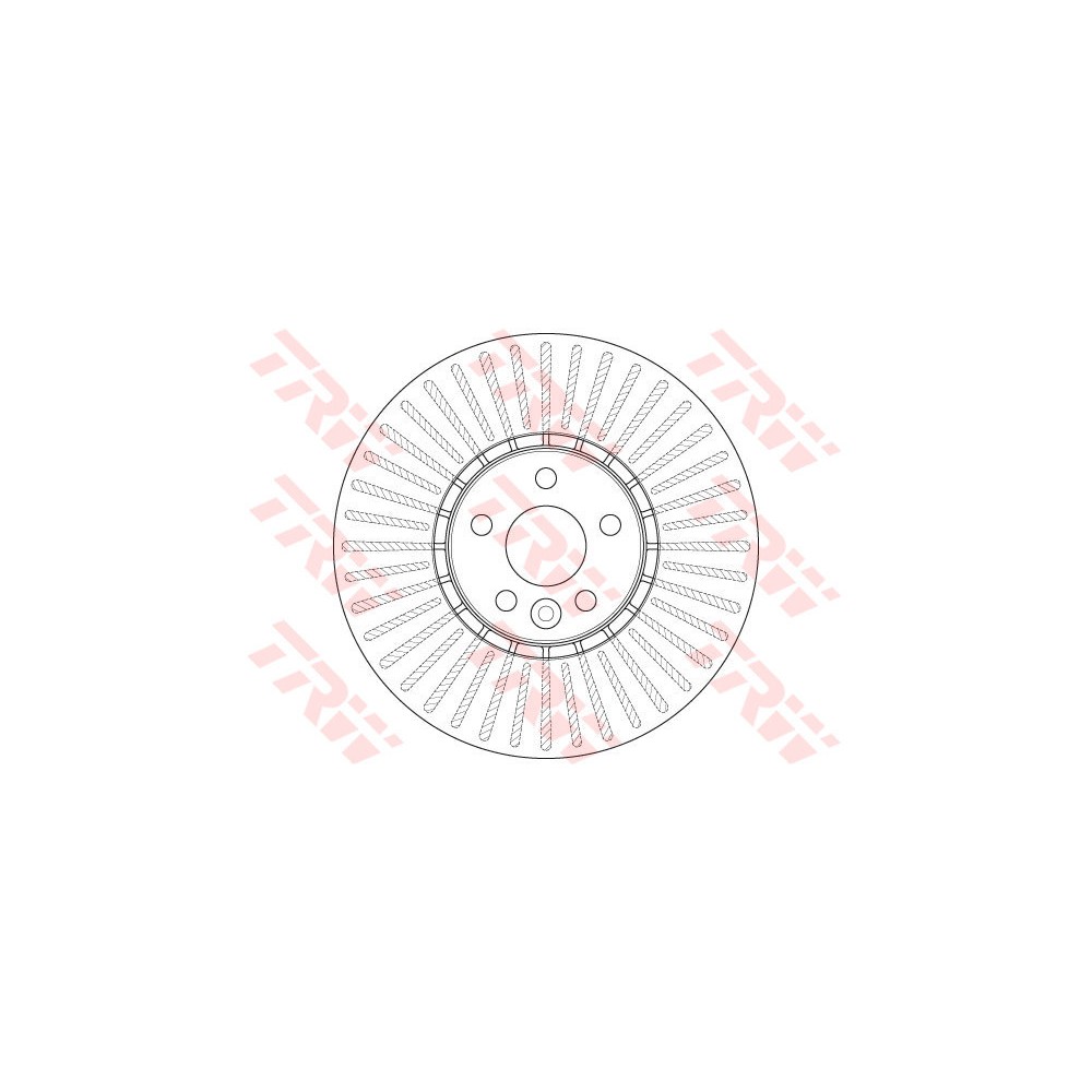 TRW Bremsscheibe DF6472S