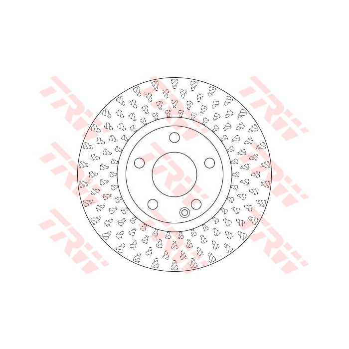 TRW Bremsscheibe DF6501