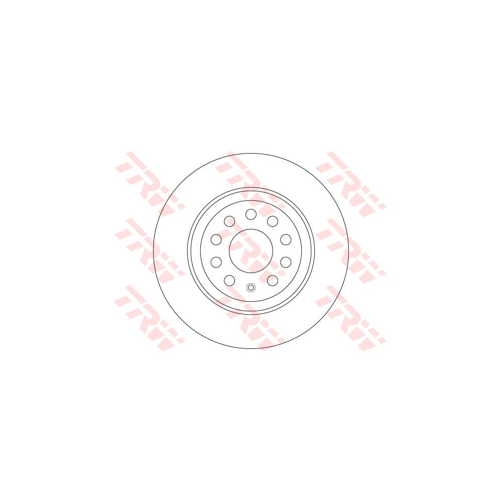 TRW Bremsscheibe DF6504