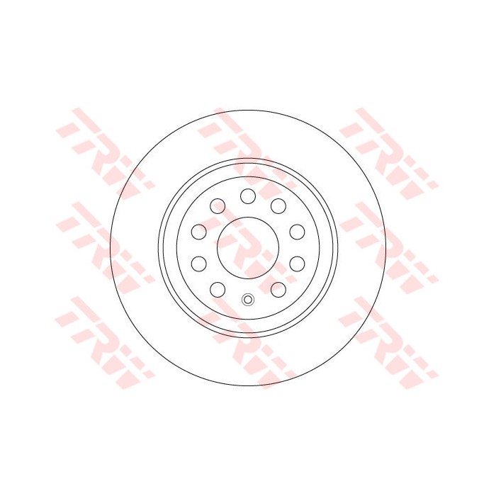 TRW Bremsscheibe DF6504