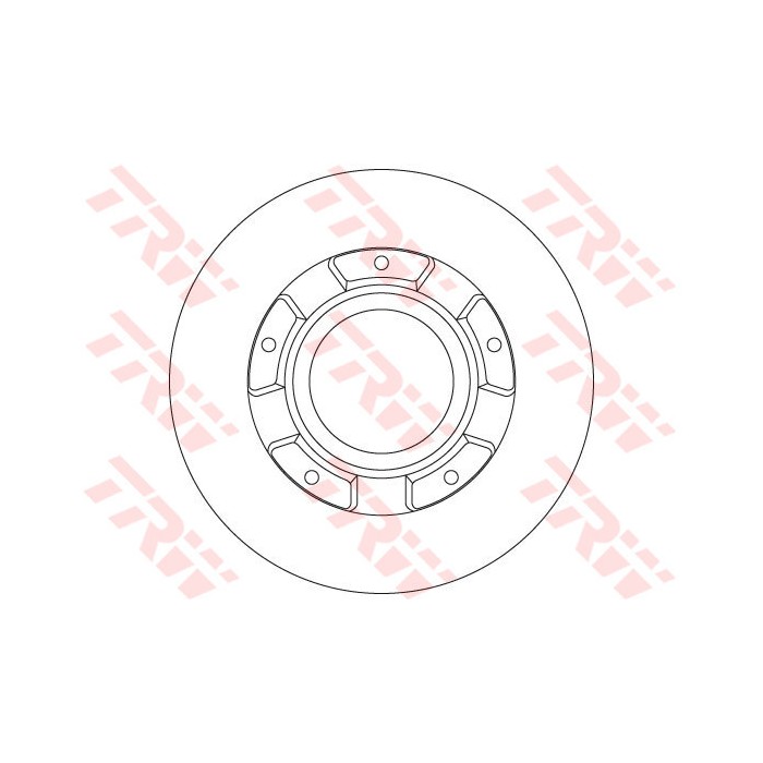 TRW Bremsscheibe DF6510S