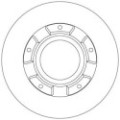 TRW Bremsscheibe DF6510S
