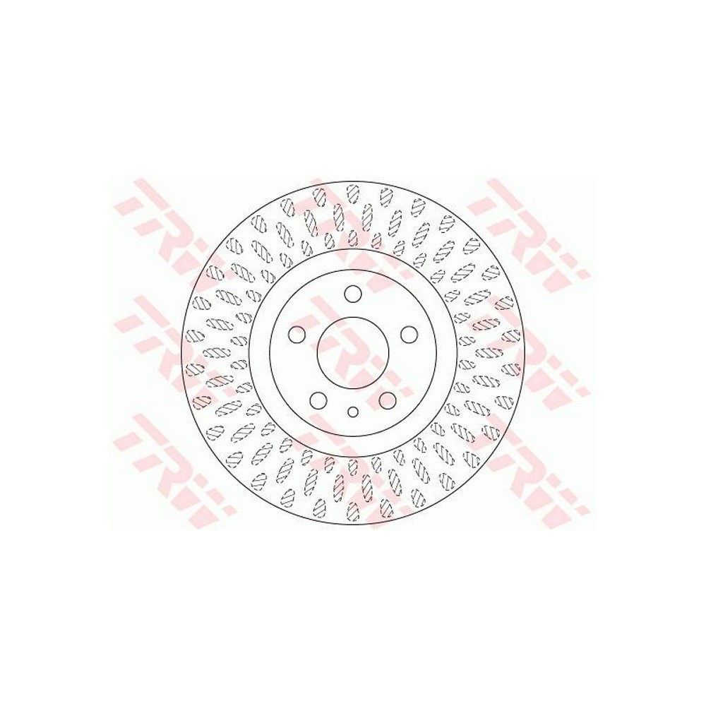 TRW Bremsscheibe DF6522