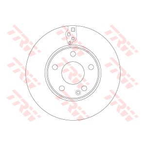 TRW Bremsscheibe DF6548