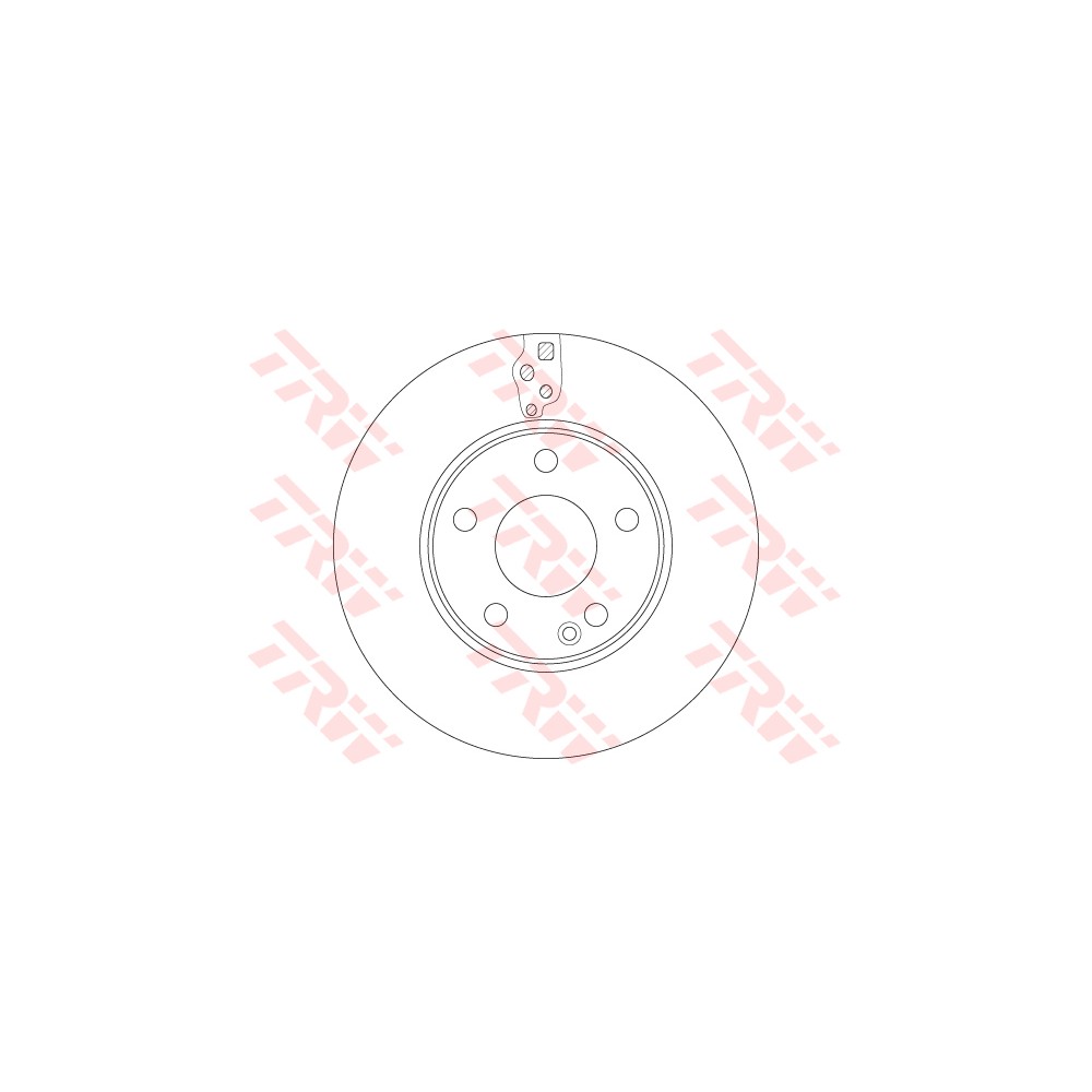 TRW Bremsscheibe DF6548