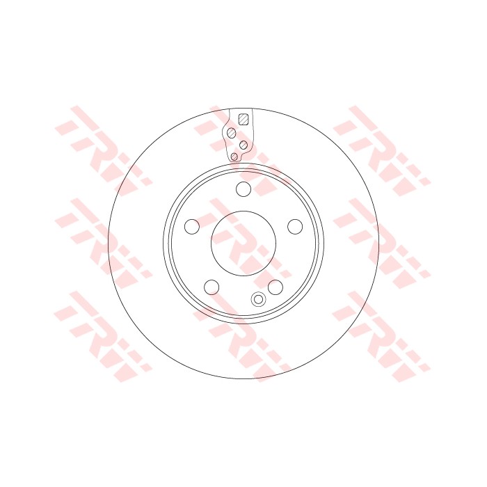 TRW Bremsscheibe DF6548