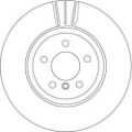 TRW Bremsscheibe DF6610S