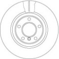 TRW Bremsscheibe DF6616S