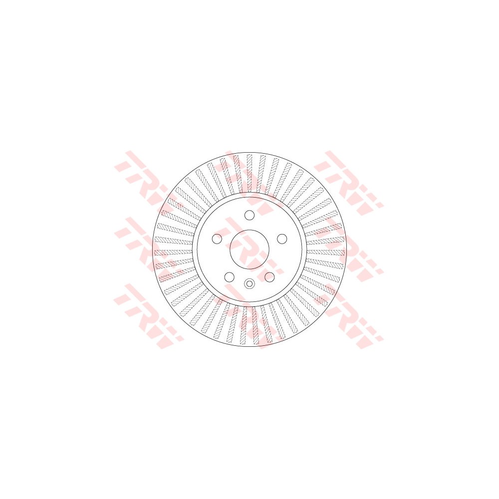 TRW Bremsscheibe DF6629