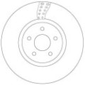 TRW Bremsscheibe DF6662S