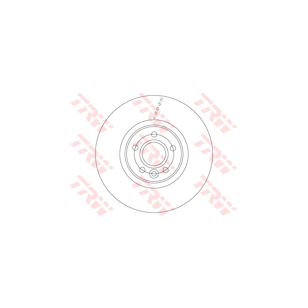 TRW Bremsscheibe DF6676S