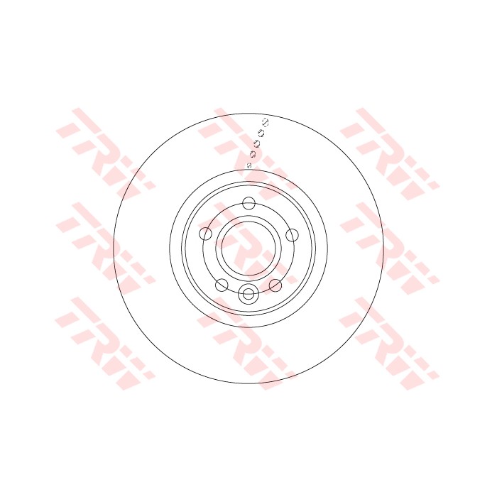 TRW Bremsscheibe DF6676S