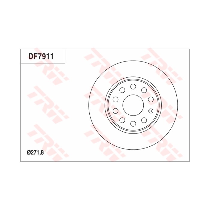 TRW Bremsscheibe DF7911