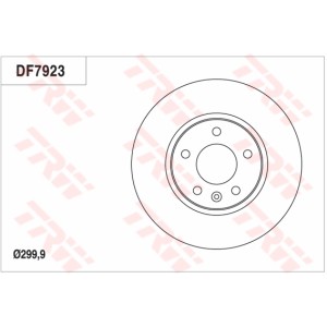 TRW Bremsscheibe DF7923