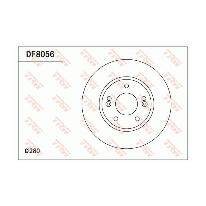 TRW Bremsscheibe DF8056