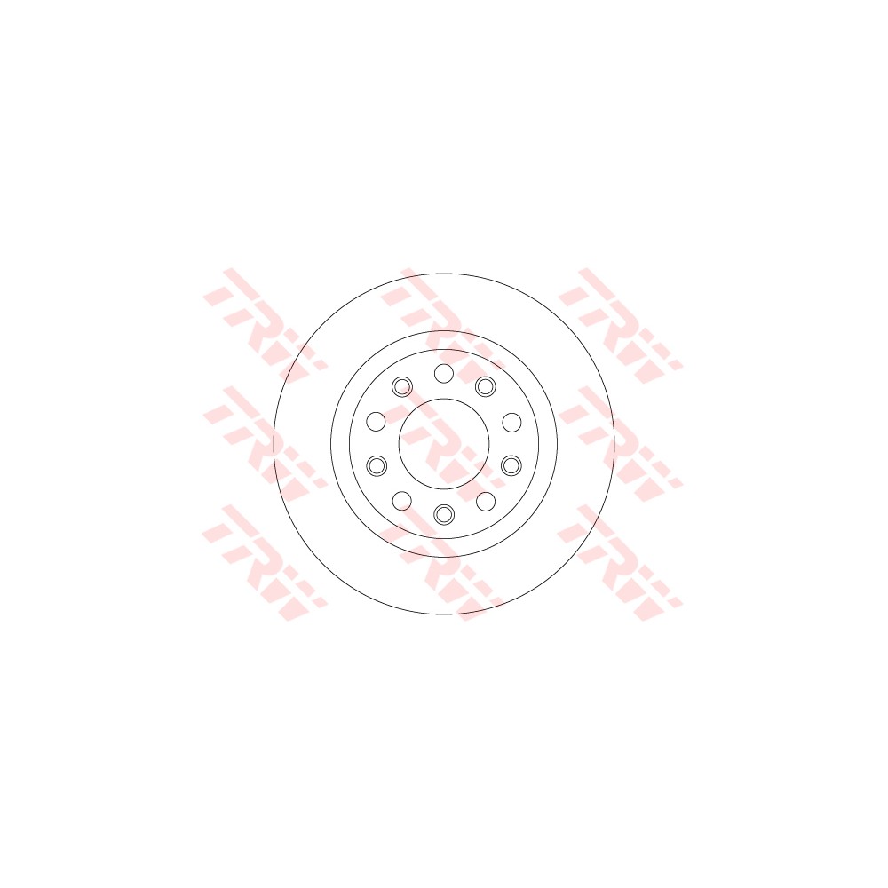 TRW Bremsscheibe DF8070