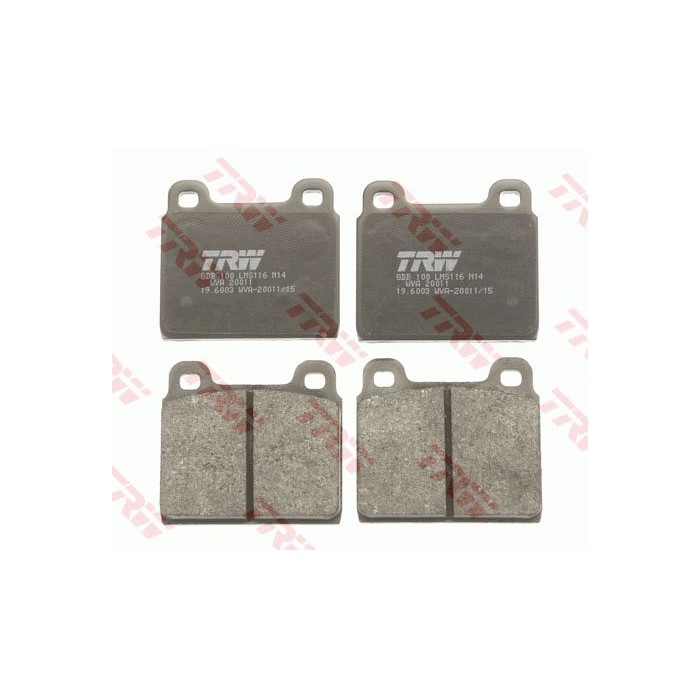 TRW COTEC Bremsbelagsatz, Scheibenbremse GDB100