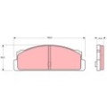 TRW Bremsbelagsatz, Scheibenbremse GDB107