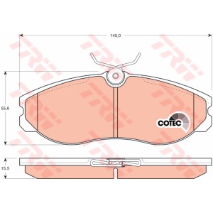 TRW COTEC Bremsbelagsatz, Scheibenbremse GDB1113