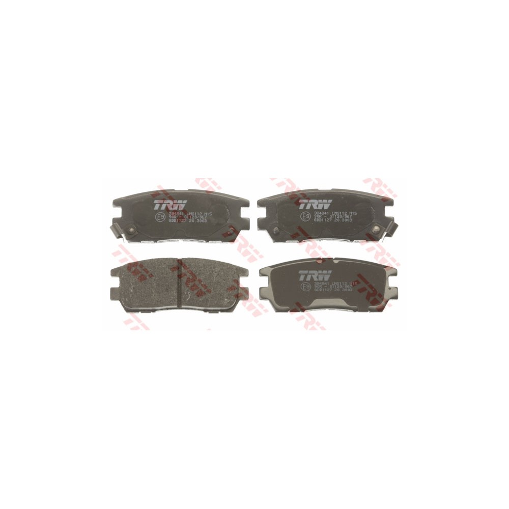 TRW COTEC Bremsbelagsatz, Scheibenbremse GDB1127