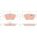 TRW COTEC Bremsbelagsatz, Scheibenbremse GDB1205