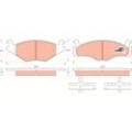 TRW COTEC Bremsbelagsatz, Scheibenbremse GDB1219