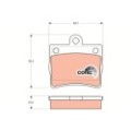 TRW COTEC Bremsbelagsatz, Scheibenbremse GDB1283