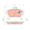 TRW COTEC Bremsbelagsatz, Scheibenbremse GDB1313