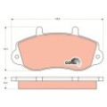 TRW COTEC Bremsbelagsatz, Scheibenbremse GDB1380