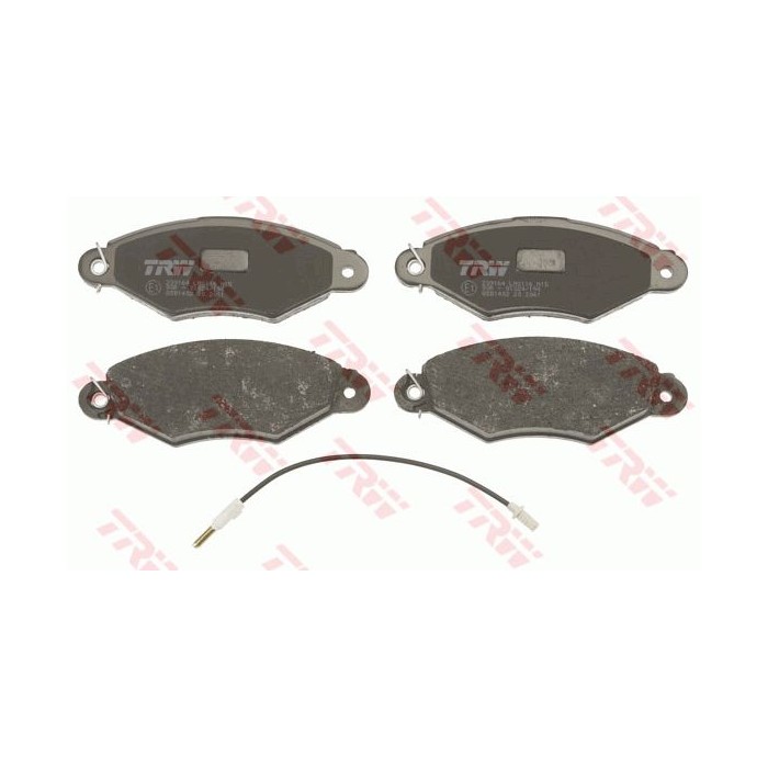 TRW COTEC Bremsbelagsatz, Scheibenbremse GDB1402
