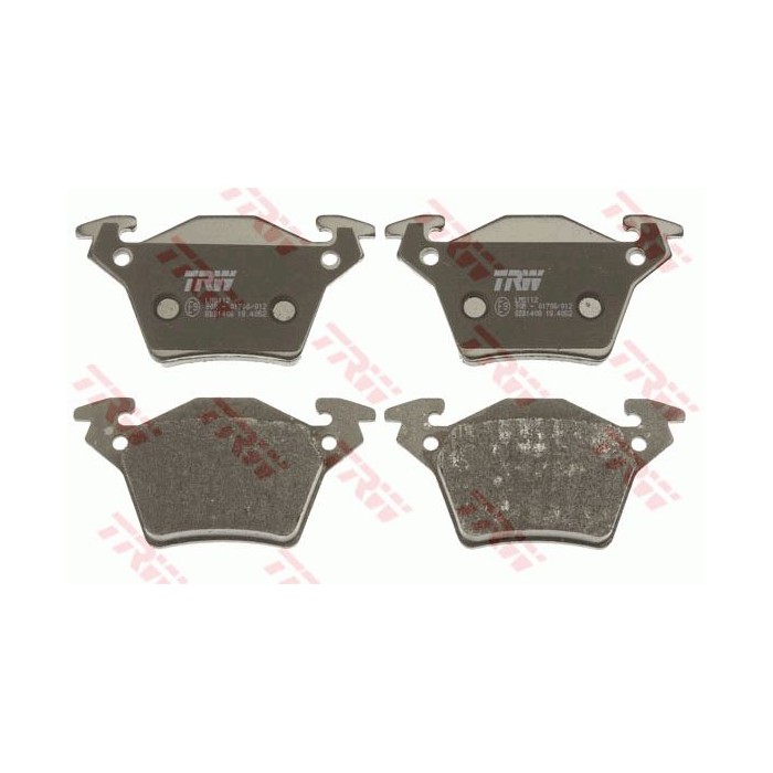TRW COTEC Bremsbelagsatz, Scheibenbremse GDB1408