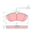 TRW Bremsbelagsatz, Scheibenbremse GDB1426