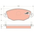 TRW COTEC Bremsbelagsatz, Scheibenbremse GDB1434
